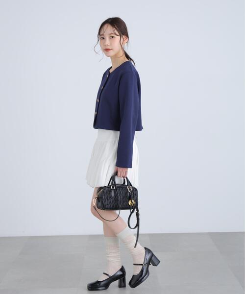 FREE'S MART（フリーズマート）の「◆金ボタンノーカラージャケット（ノーカラージャケット・レディース・ネイビー/ブラック系その他・FREE）」の17枚目の写真