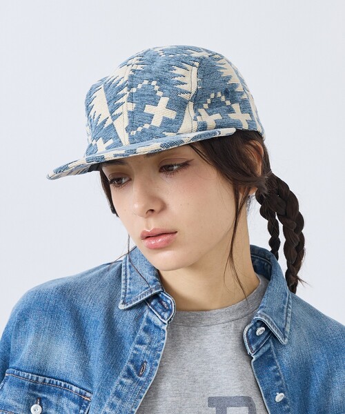 PENDLETON（ペンドルトン）の「【PENDLETON / ペンドルトン】GOBELINS JET CAP / ゴブラン ジェット キャップ/ユニセックス/【WEB限定】（キャップ・メンズ・ブラック/ブルー・フリー）」の2枚目の写真