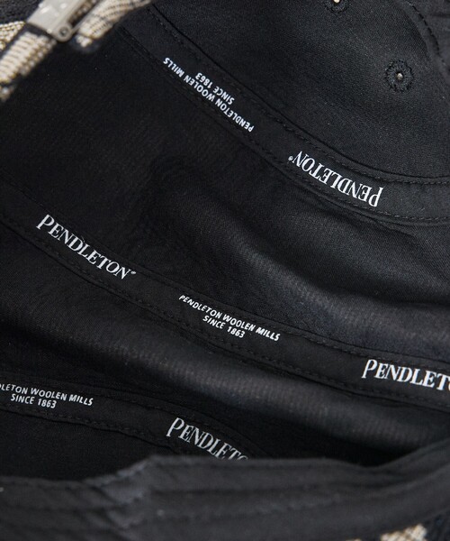 PENDLETON（ペンドルトン）の「【PENDLETON / ペンドルトン】GOBELINS JET CAP / ゴブラン ジェット キャップ/ユニセックス/【WEB限定】（キャップ・メンズ・ブラック・フリー）」の5枚目の写真