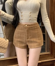 おしゃれスタ（オシャレスタ）の「きれいめツイードショートパンツ（その他パンツ）」