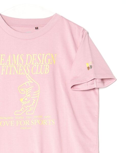 TIGORA by BEAMS DESIGN（ティゴラバイビームスデザイン）の「ティゴラ ビームス TIGORA by BEAMS DESIGN フィットネスグラフィックTシャツ（Tシャツ/カットソー・レディース・ピンク/グリーン/ブルーグレー・XL/L/M/S）」の5枚目の写真