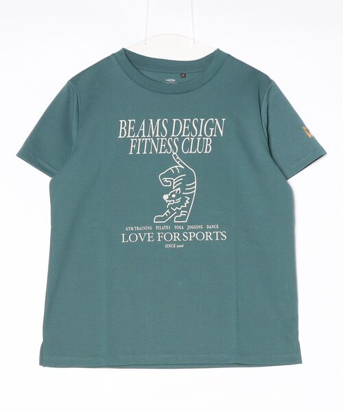 TIGORA by BEAMS DESIGN（ティゴラバイビームスデザイン）の「ティゴラ ビームス TIGORA by BEAMS DESIGN フィットネスグラフィックTシャツ（Tシャツ/カットソー・レディース・ピンク/グリーン/ブルーグレー・XL/L/M/S）」の9枚目の写真
