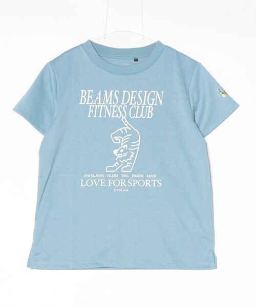 TIGORA by BEAMS DESIGN（ティゴラバイビームスデザイン）の「ティゴラ ビームス TIGORA by BEAMS DESIGN フィットネスグラフィックTシャツ（Tシャツ/カットソー・レディース・ピンク/グリーン/ブルーグレー・XL/L/M/S）」の8枚目の写真