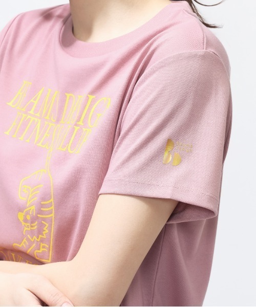 TIGORA by BEAMS DESIGN（ティゴラバイビームスデザイン）の「ティゴラ ビームス TIGORA by BEAMS DESIGN フィットネスグラフィックTシャツ（Tシャツ/カットソー・レディース・ピンク/グリーン/ブルーグレー・XL/L/M/S）」の11枚目の写真