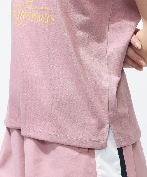 TIGORA by BEAMS DESIGN（ティゴラバイビームスデザイン）の「ティゴラ ビームス TIGORA by BEAMS DESIGN フィットネスグラフィックTシャツ（Tシャツ/カットソー・レディース・ピンク/グリーン/ブルーグレー・XL/L/M/S）」の10枚目の写真