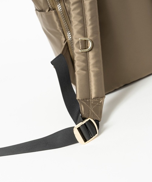 BARNYARDSTORM（バンヤードストーム）の「BARNYARDSTORM / キレイめ2roomsリュック（バックパック/リュック・レディース・ブラック/モカ・FREE）」の4枚目の写真