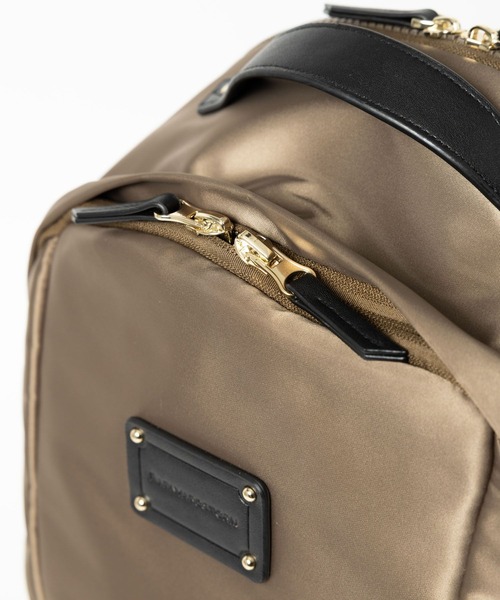 BARNYARDSTORM（バンヤードストーム）の「BARNYARDSTORM / キレイめ2roomsリュック（バックパック/リュック・レディース・ブラック/モカ・FREE）」の6枚目の写真