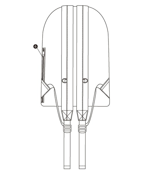 BARNYARDSTORM（バンヤードストーム）の「BARNYARDSTORM / キレイめ2roomsリュック（バックパック/リュック・レディース・ブラック/モカ・FREE）」の18枚目の写真
