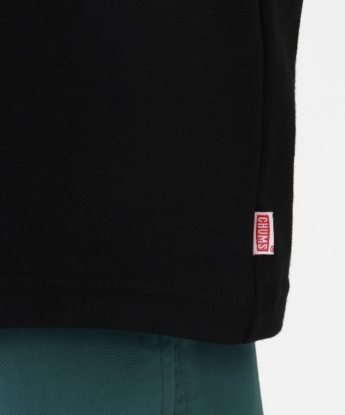 CHUMS(チャムス)の「CHUMS/チャムス COTTON DRY Post-Run Bath Pocket TEE(Tシャツ/カットソー・メンズ・ブラック/ホワイト・L/M/S)」の10枚目の写真