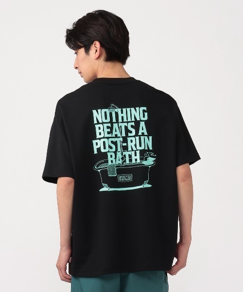 CHUMS(チャムス)の「CHUMS/チャムス COTTON DRY Post-Run Bath Pocket TEE(Tシャツ/カットソー・メンズ・ブラック/ホワイト・L/M/S)」の17枚目の写真
