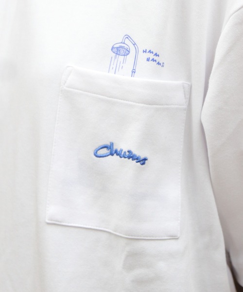 CHUMS(チャムス)の「CHUMS/チャムス COTTON DRY Post-Run Bath Pocket TEE(Tシャツ/カットソー・メンズ・ブラック/ホワイト・L/M/S)」の18枚目の写真