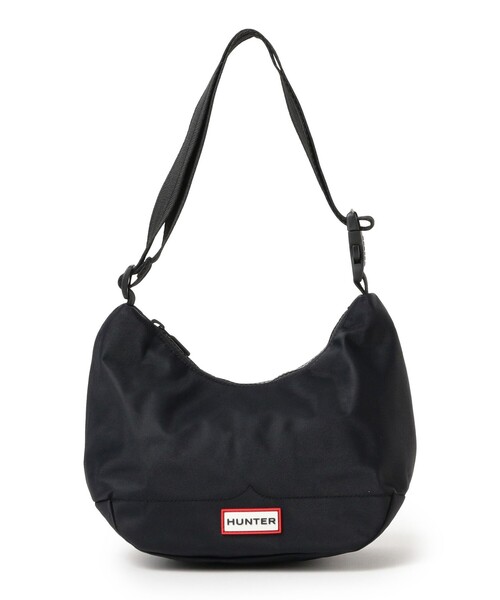 HUNTER（ハンター）の「【WEB限定】HUNTER / ナイロン ミニ ホーボー（ショルダーバッグ・レディース・オフホワイト/ブラック・ONE SIZE）」の2枚目の写真