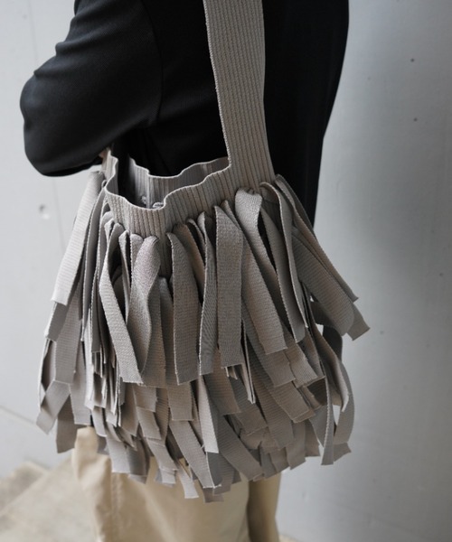 ADD CULUMN（アドカラム）の「ADD CULUMN(アドカラム) MOP ONESHLD（トートバッグ・レディース・ブラック/グレー・F）」の6枚目の写真