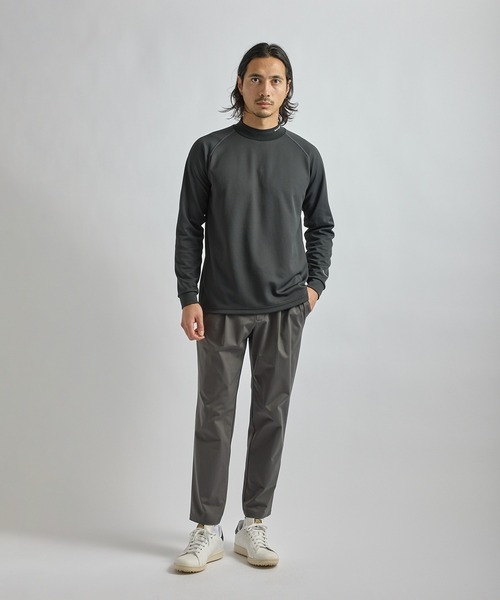 Saturdays Golf(サタデーズゴルフ)の「LS Mock Neck Shirt(Tシャツ/カットソー・メンズ・ホワイト/ブラック・XL/S/M/L)」の9枚目の写真