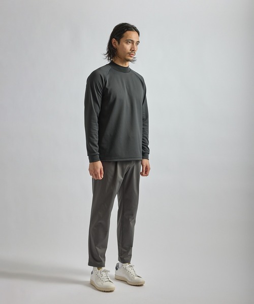 Saturdays Golf(サタデーズゴルフ)の「LS Mock Neck Shirt(Tシャツ/カットソー・メンズ・ホワイト/ブラック・XL/S/M/L)」の6枚目の写真