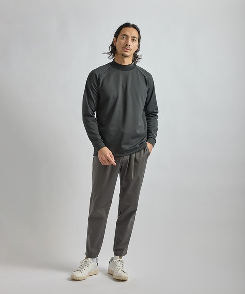 Saturdays Golf(サタデーズゴルフ)の「LS Mock Neck Shirt(Tシャツ/カットソー・メンズ・ホワイト/ブラック・XL/S/M/L)」の8枚目の写真