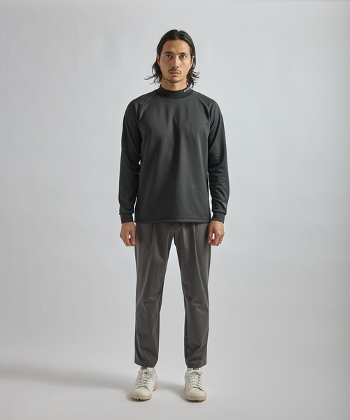 Saturdays Golf(サタデーズゴルフ)の「LS Mock Neck Shirt(Tシャツ/カットソー・メンズ・ホワイト/ブラック・XL/S/M/L)」の5枚目の写真