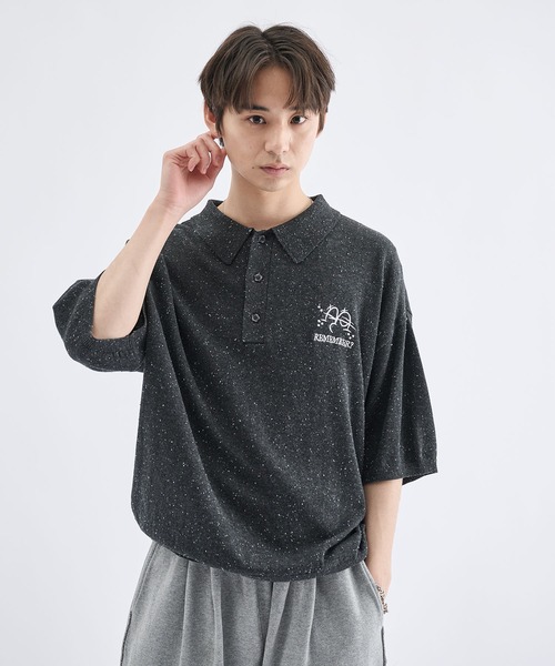 KLOKE 半袖 ニットポロシャツ セール】スノーネップ半袖ニットポロシャツ / Snow Nep Halfsleeve