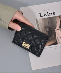 MASHIRO（マシロ）の「【MASHIRO】キルトカードケース 9枚収納(MA/EKW141)（カードケース）」