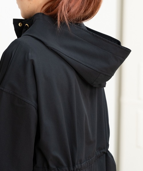 STRAWBERRY-FIELDS（ストロベリーフィールズ）の「2wayサーブルクロス撥水（マウンテンパーカー・レディース・ネイビー/ブラウン/サックスブルー・2）」の18枚目の写真