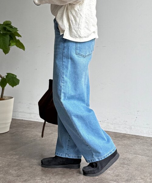 CPCM(シーピーシーエム)の「レースバレルデニム(デニムパンツ・レディース・ブルー/ネイビー/ブルー系その他・SMALL/MEDIUM)」の5枚目の写真