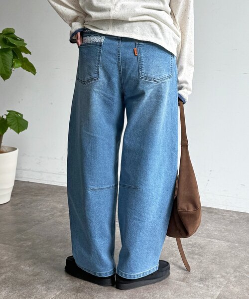 CPCM(シーピーシーエム)の「レースバレルデニム(デニムパンツ・レディース・ブルー/ネイビー/ブルー系その他・SMALL/MEDIUM)」の6枚目の写真