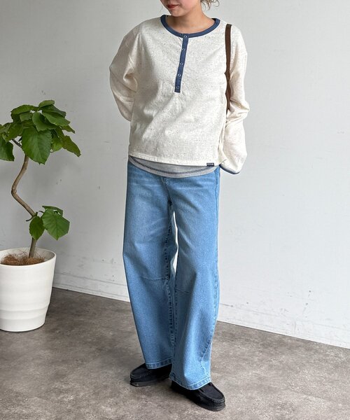 CPCM(シーピーシーエム)の「レースバレルデニム(デニムパンツ・レディース・ブルー/ネイビー/ブルー系その他・SMALL/MEDIUM)」の8枚目の写真