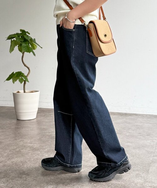 CPCM(シーピーシーエム)の「レースバレルデニム(デニムパンツ・レディース・ブルー/ネイビー/ブルー系その他・SMALL/MEDIUM)」の10枚目の写真