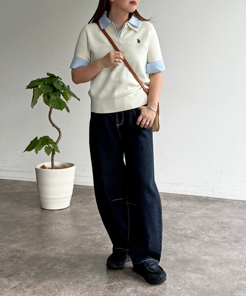 CPCM(シーピーシーエム)の「レースバレルデニム(デニムパンツ・レディース・ブルー/ネイビー/ブルー系その他・SMALL/MEDIUM)」の13枚目の写真