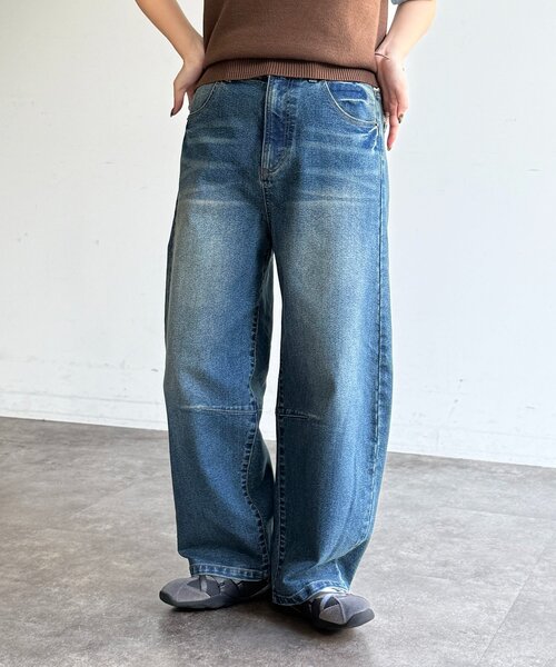 CPCM(シーピーシーエム)の「レースバレルデニム(デニムパンツ・レディース・ブルー/ネイビー/ブルー系その他・SMALL/MEDIUM)」の14枚目の写真