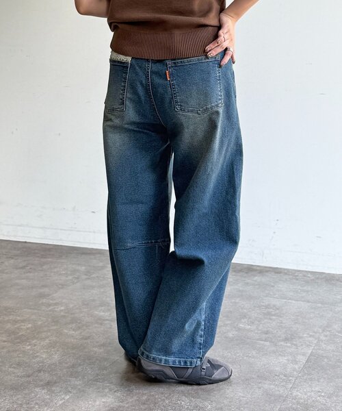 CPCM(シーピーシーエム)の「レースバレルデニム(デニムパンツ・レディース・ブルー/ネイビー/ブルー系その他・SMALL/MEDIUM)」の16枚目の写真