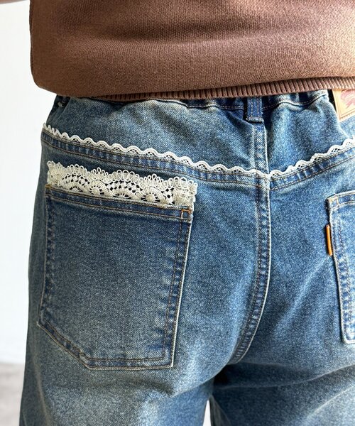 CPCM(シーピーシーエム)の「レースバレルデニム(デニムパンツ・レディース・ブルー/ネイビー/ブルー系その他・SMALL/MEDIUM)」の20枚目の写真