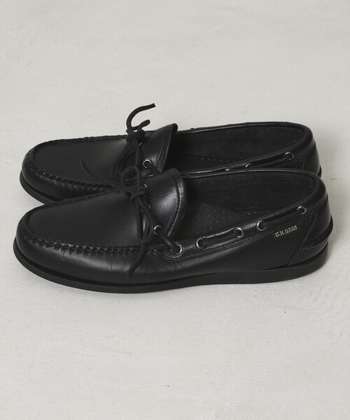 G.H.BASS（ジーエイチバス）の「G.H.BASS/ジーエイチバス 販路限定 CAMP MOC DECKER SOFT / BA12001A (25cm～28cmサイズ展開)（モカシン/デッキシューズ・メンズ・ブラック・8/7/10/9）」の10枚目の写真