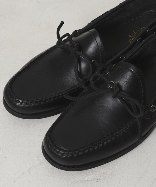 G.H.BASS（ジーエイチバス）の「G.H.BASS/ジーエイチバス 販路限定 CAMP MOC DECKER SOFT / BA12001A (25cm～28cmサイズ展開)（モカシン/デッキシューズ・メンズ・ブラック・8/7/10/9）」の13枚目の写真