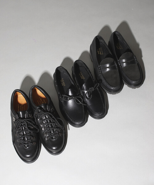 G.H.BASS（ジーエイチバス）の「G.H.BASS/ジーエイチバス 販路限定 CAMP MOC DECKER SOFT / BA12001A (25cm～28cmサイズ展開)（モカシン/デッキシューズ・メンズ・ブラック・8/7/10/9）」の5枚目の写真