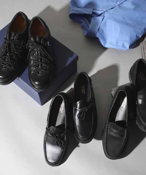 G.H.BASS（ジーエイチバス）の「G.H.BASS/ジーエイチバス 販路限定 CAMP MOC DECKER SOFT / BA12001A (25cm～28cmサイズ展開)（モカシン/デッキシューズ・メンズ・ブラック・8/7/10/9）」の6枚目の写真