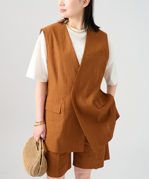 VERMEIL par iena | Clean Linen ベスト(ベスト)