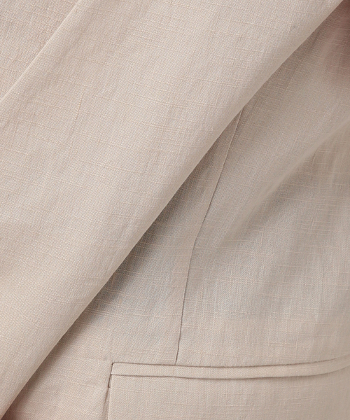 VERMEIL par iena（ヴェルメイユパーイエナ）の「Clean Linen ベスト（ベスト・レディース・ベージュ/キャメル・FREE）」の22枚目の写真