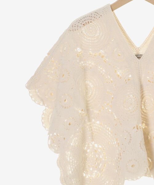 le.coeur blanc(ルクールブラン)の「TORRAZZO DONNAクロシェレースブラウス(シャツ/ブラウス・レディース・ブラック/アイボリー・38)」の15枚目の写真