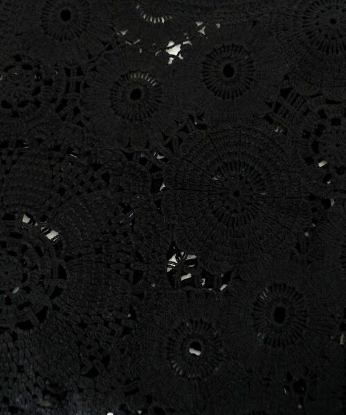 le.coeur blanc(ルクールブラン)の「TORRAZZO DONNAクロシェレースブラウス(シャツ/ブラウス・レディース・ブラック/アイボリー・38)」の17枚目の写真