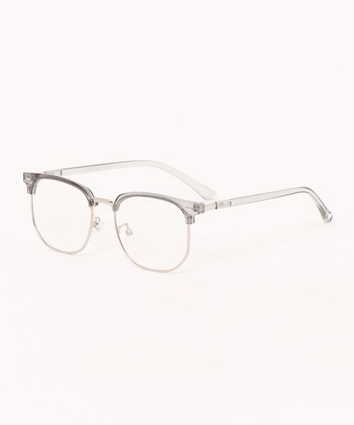 Burner（バーナー）の「【BLUR GLASS（ブラー・グラス）】ブルーライトカット　ボストン　伊達メガネ blu-gls-26-10（メガネ・メンズ・ブラック/グレー/ブラック系その他・FREE）」の3枚目の写真