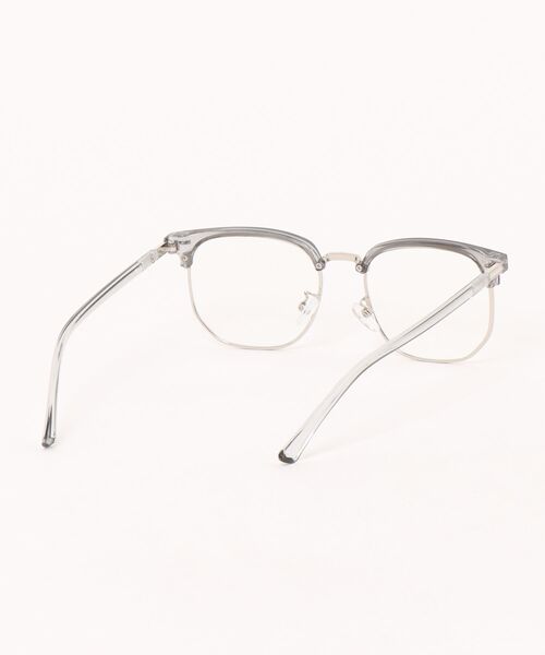 Burner（バーナー）の「【BLUR GLASS（ブラー・グラス）】ブルーライトカット　ボストン　伊達メガネ blu-gls-26-10（メガネ・メンズ・ブラック/グレー/ブラック系その他・FREE）」の5枚目の写真