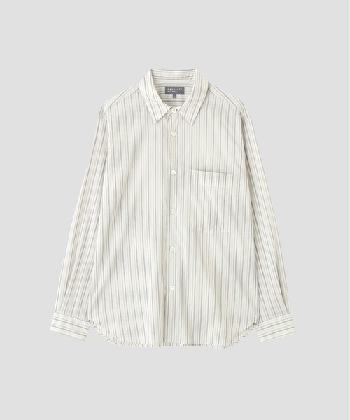 COTTON SILK STRIPE（シャツ/ブラウス）｜MARGARET HOWELL