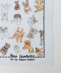 Ben Lenovitz（ベンレノビッツ）の「【City Ambient Products別注】Ben Lenovitz: ハンカチーフ（ハンカチ/ハンドタオル）」