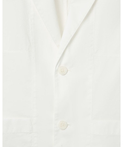 ARMANI EXCHANGE(アルマーニエクスチェンジ)の「【A|X アルマーニ エクスチェンジ】WE コットンツイル シングルブレストジャケット(テーラードジャケット・メンズ・オフホワイト/ダークネイビー・36/42/38/40/34inch)」の4枚目の写真