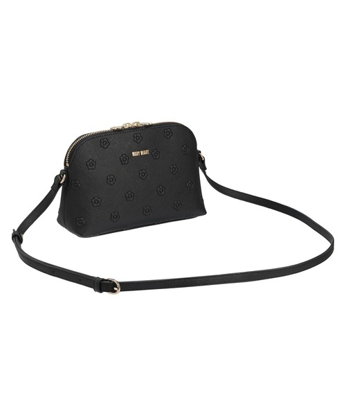 MARY QUANT（マリークワント）の「シンプルエンボスデイジー ポシェット（ショルダーバッグ・レディース・ベージュ/ライトブルー/ブラック・FREE）」の4枚目の写真