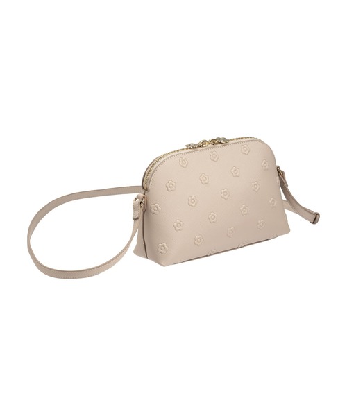 MARY QUANT（マリークワント）の「シンプルエンボスデイジー ポシェット（ショルダーバッグ・レディース・ベージュ/ライトブルー/ブラック・FREE）」の10枚目の写真