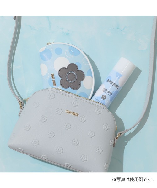 MARY QUANT（マリークワント）の「シンプルエンボスデイジー ポシェット（ショルダーバッグ・レディース・ベージュ/ライトブルー/ブラック・FREE）」の22枚目の写真