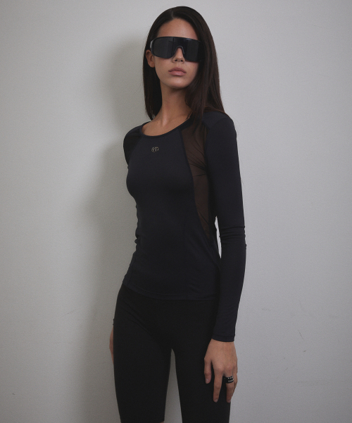 VOONT（ブント）の「See-through Stitch Long Sleeve (BLACK)（Tシャツ/カットソー・レディース・ブラック・SMALL/MEDIUM）」の11枚目の写真