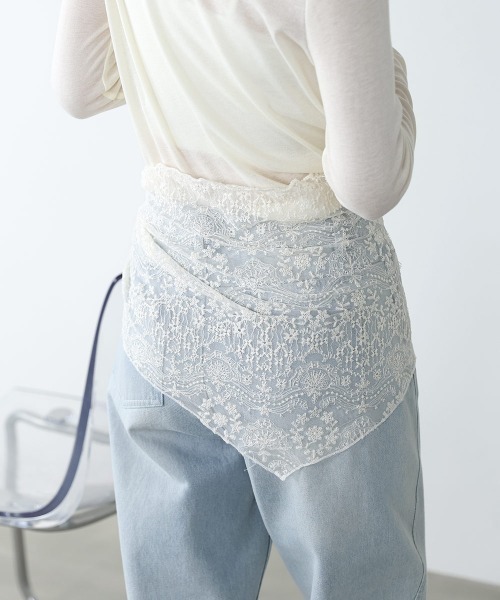 Bab(バブ)の「レーススカーフ(バンダナ/スカーフ・レディース・ホワイト系その他・ONESIZE)」の15枚目の写真